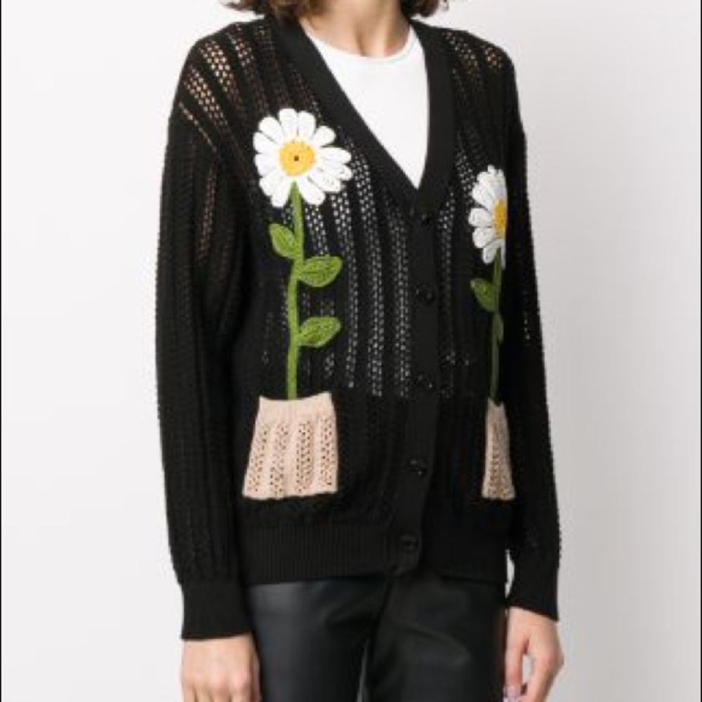 Boutique Moschino, Daisy Cardigan, Size 12